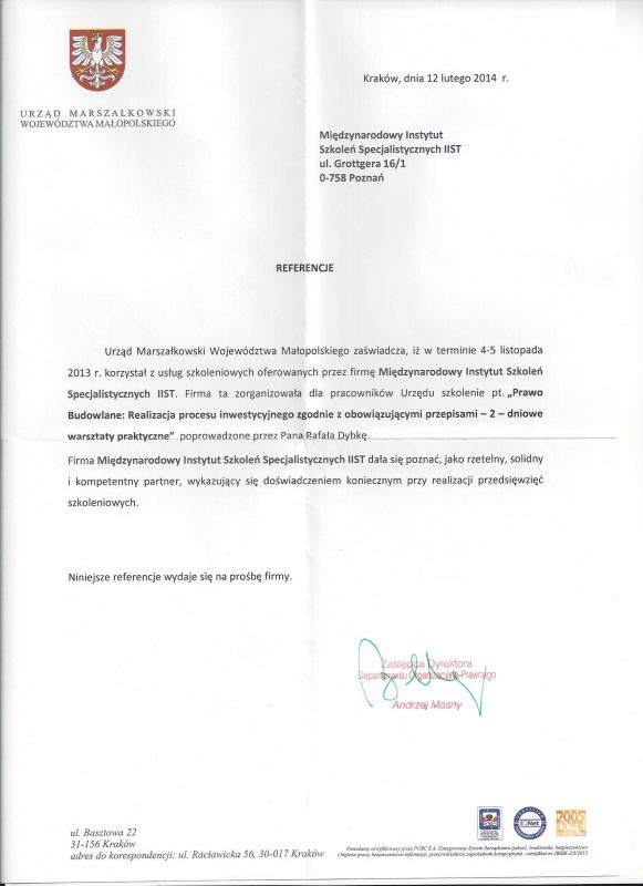 Urząd Marszałkowski Województwa Małopolskiego